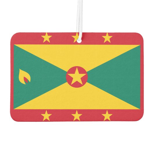 グレナディアン国旗 カーエアーフレッシュナー (裏面)