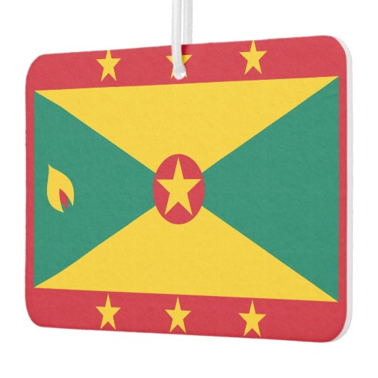 グレナディアン国旗 カーエアーフレッシュナー (左)