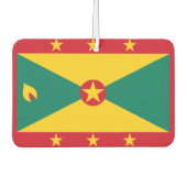 グレナディアン国旗 カーエアーフレッシュナー (正面)