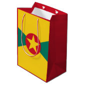 グレナディアン国旗 ミディアムペーパーバッグ (裏面アングル)