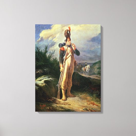 グレナディエ兵の衛兵， 1842 キャンバスプリント (正面)