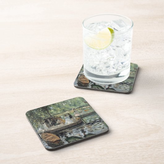 グレヌーイレルノアール印象派絵画の芸術 コースター (右側)