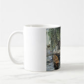 グレヌーイレルノアール印象派絵画の芸術 コーヒーマグカップ (左)