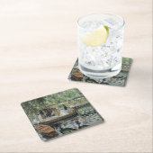 グレヌーイレルノアール印象派絵画の芸術 スクエアペーパーコースター (インサイチュ)