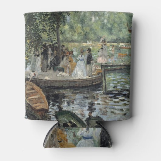 グレヌーイレルノアール印象派絵画の芸術 缶クーラー (正面)