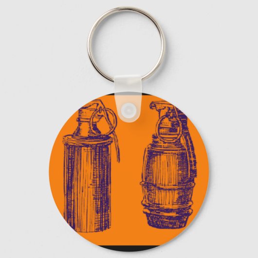 グレネードオレンジ キーホルダー (正面)