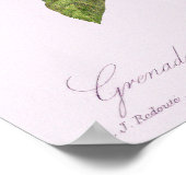 グレネード(ザクロ酸塩)byピエール・レッドアウト ポスター (角)