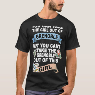 グレノーブルからの移動の女の子グレノーブルから Tシャツ