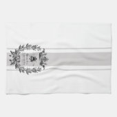 グレフランスのーインスパイアラレルリースクイーンビー キッチンタオル (横)