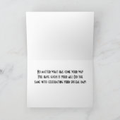 グレマン・シェファードが「ハッピーバースデー甥」のカードを言う カード (内部)