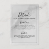 グレミニマルイ結婚の詳細 エンクロージャーカード (正面)