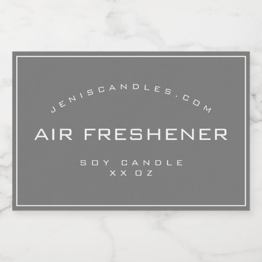 グレミニマルイ縁どシンプルスタイルキャンドル フードラベル (シングルラベル)