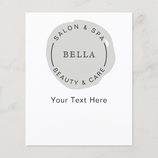 グレミニマルーサロンモダンスパクーポンフライヤー チラシ (正面)