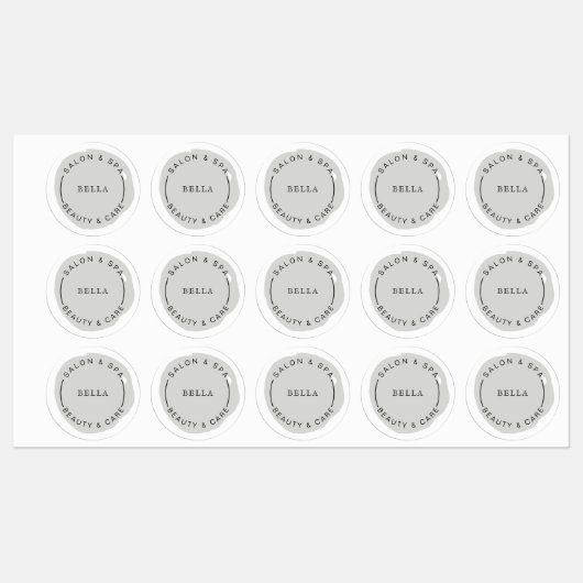 グレミニマルーモダンサロンとスパ ラベル (シート)