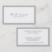 グレミニマルー縁どモダンタイポグラフィ 名刺 (正面/裏面)