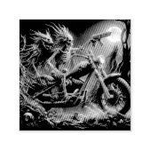 グレムボンとスカルダストが大きなチョッパーを乗せた セルフインキングスタンプ (デザイン)