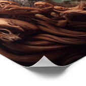 グレムボンとスカルダストが大きなチョッパーを乗せた ポスター (角)