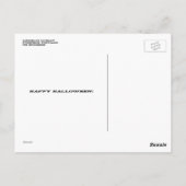 グレムリンゴブリンヴィンテージカボチャ ポストカード (裏面)