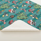 グレムリン | かわいいコミッククリスマスパターン シェルパブランケット (3/4)