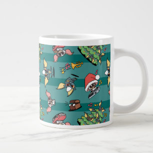グレムリン かわいいコミッククリスマスパターン ジャンボコーヒーマグカップ