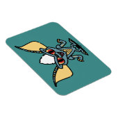 グレムリン |かわいいストライプ漫画キャラクター マグネット (右側)