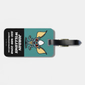 グレムリン |かわいいストライプ漫画キャラクター ラゲッジタグ (裏面横)