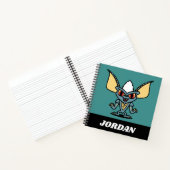 グレムリン |かわいいストライプ漫画 |名前の追加 ノートブック (内部)