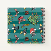 グレムリン |かわいいストライプ漫画 |名前の追加 ノートブック (裏面)