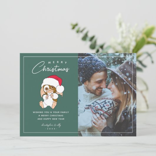 グレムリン |ギズモクリスマスホリデー写真 招待状 (スタンド正面)