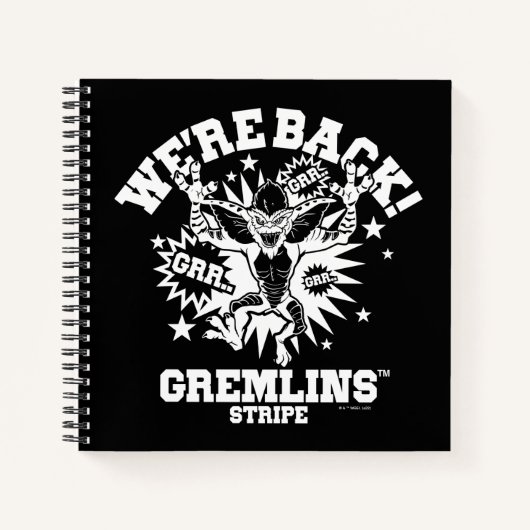 グレムリン |ストライプ戻ってきた ノートブック (正面)