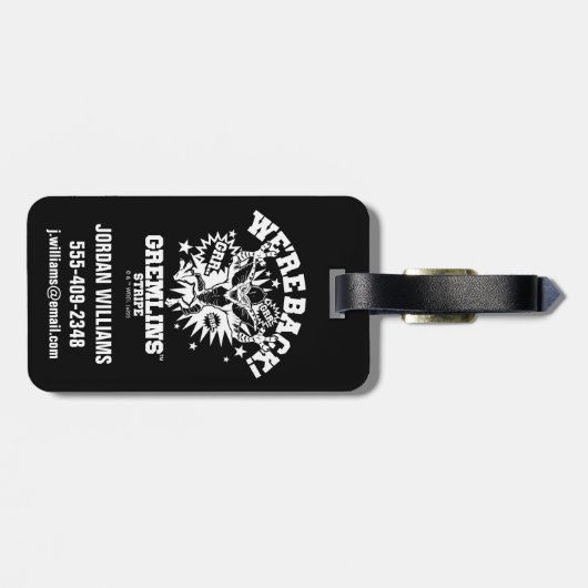 グレムリン |ストライプ戻ってきた ラゲッジタグ (裏面横)