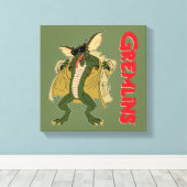 グレムリン |トレンチコートストライプフラッシュ キャンバスプリント (インサイチュ (ウッドフロア))