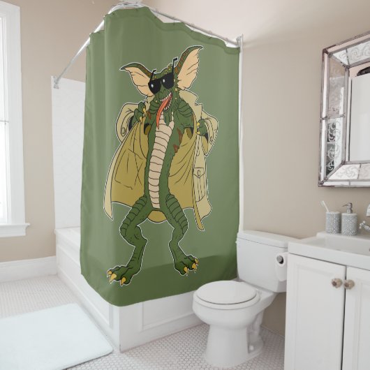 グレムリン |トレンチコートストライプフラッシュ シャワーカーテン (インサイチュ)