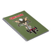 グレムリン |乗用ストライプ三輪車 ノートブック (右側)