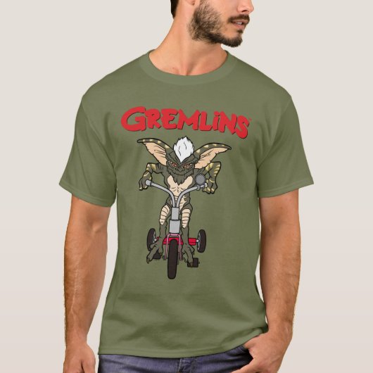グレムリン |乗用ストライプ三輪車 Tシャツ (正面)