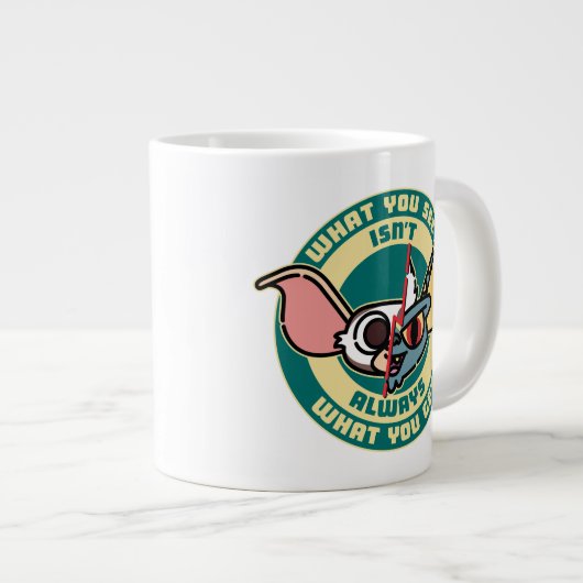 グレムリン |見えるものは必ずしも得るものではない ジャンボコーヒーマグカップ (正面右)