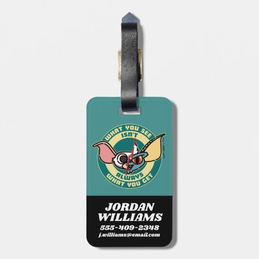 グレムリン |見えるものは必ずしも得るものではない ラゲッジタグ (裏面縦)