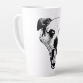 グレムリンPup黒白 カフェラテマグ (左アングル)