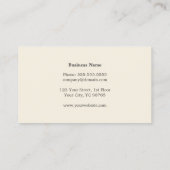 グレモダンイエレガントズストライプ・モノグラム・コンサルタント 名刺 (裏面)