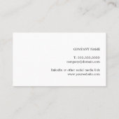 グレモダンイフェイクシルバー線弁護士 名刺 (裏面)