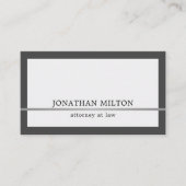 グレモダンイフェイクシルバー線弁護士 名刺 (正面)