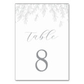 グレモダンイミニマル離れ結婚ズ テーブルナンバー (裏面)