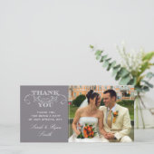 グレモダンイ結婚の写真サンキューカード サンキューカード (スタンド正面)