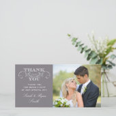 グレモダンイ結婚の写真サンキューカード サンキューカード (スタンド正面)