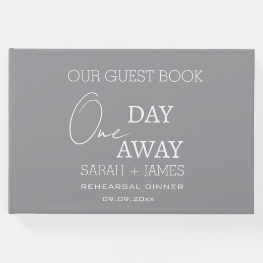 グレモダンイ結婚の1日リハーサル遠くにディナー ゲストブック (正面)