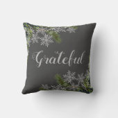 グレモダンイ賛美冬スノーフレーク装飾用クッション クッション (裏面)