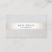 グレモダンーとフェイクシルバーストライプ 名刺 (正面)