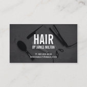 グレモダンーエレガントグホワイト美容師 名刺 (正面)