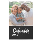 グレモダンーカスタム数々のの写真年度のお祝い  カレンダー (カバー)
