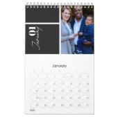 グレモダンーカスタム数々のの写真年度のお祝い  カレンダー (1月 2026)